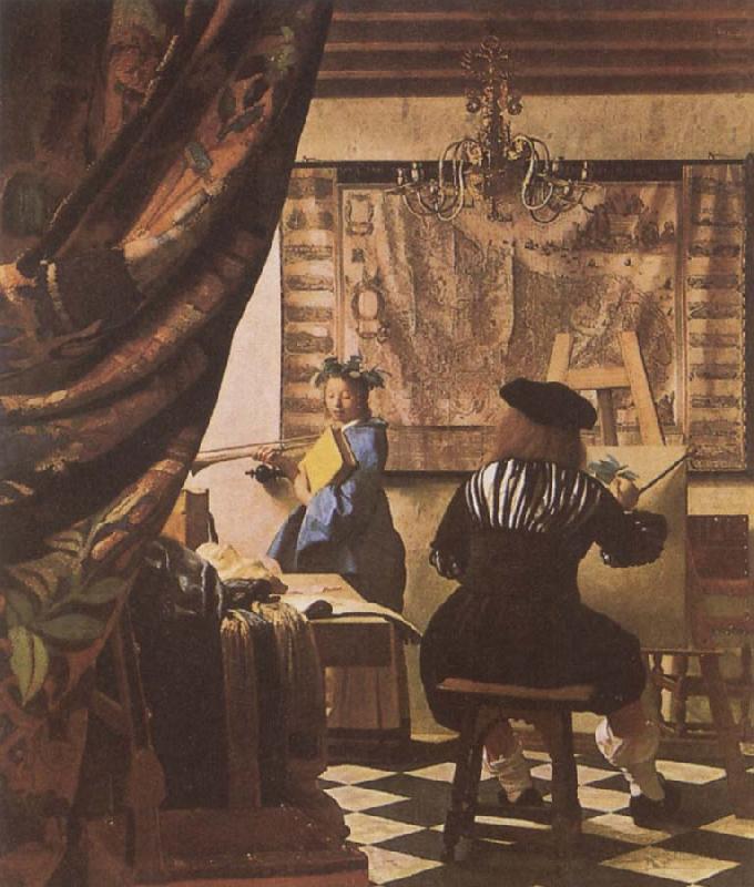 The Artist-s Studio, VERMEER VAN DELFT, Jan